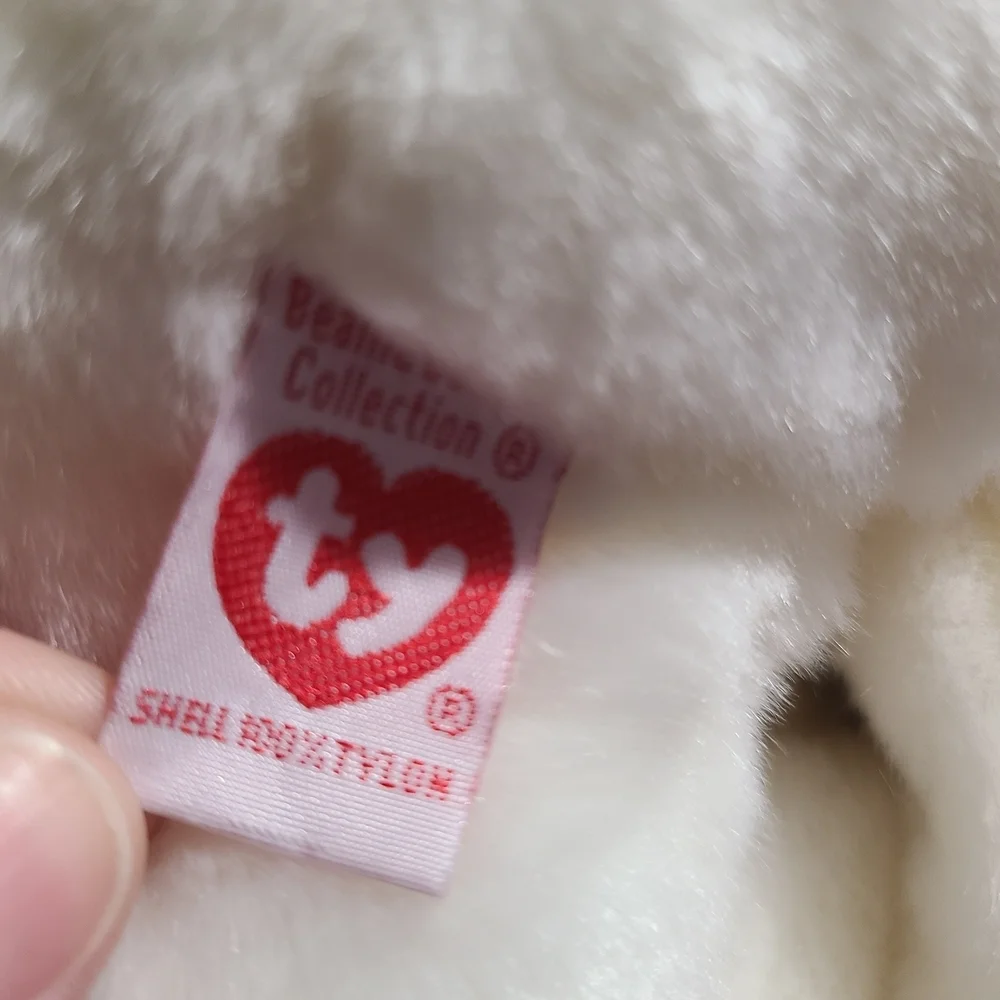 TY‎ Beanie Baby Buddy LIBEARTY the Patriotic White Bear 4th Flag Liberty Vintage